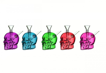 Бонг Bubbler Skull multicolor - Бонги - Производители и бренды - Skull - Магазин ТОПовых приборов и аксессуаров для  курения  bongstore.ru
